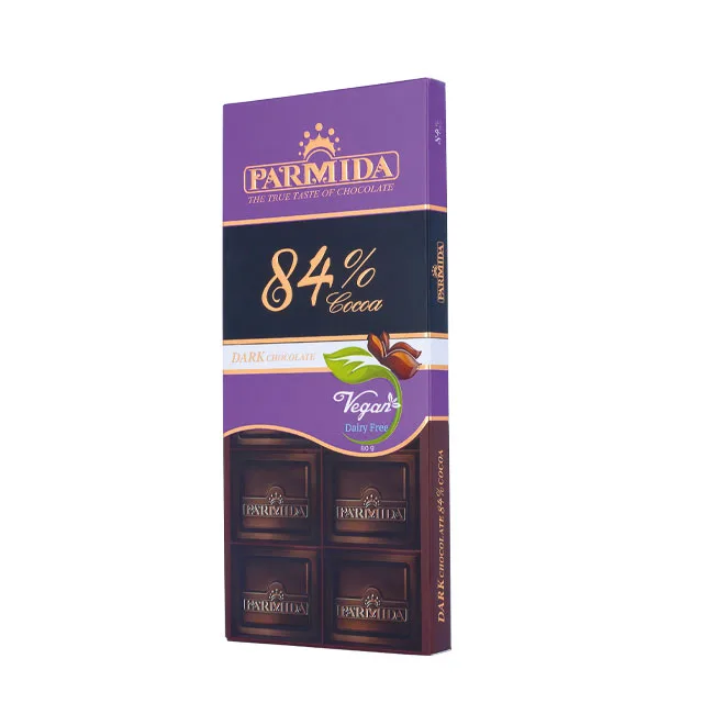 dark-tablet-84 Parmida 84% Cocoa Dark Chocolate Bar 80g